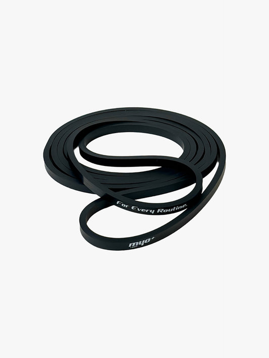 Myo+ Power Band Light resistance, a long-loop band for pull-up assistance, mobility work, and warm-up routines